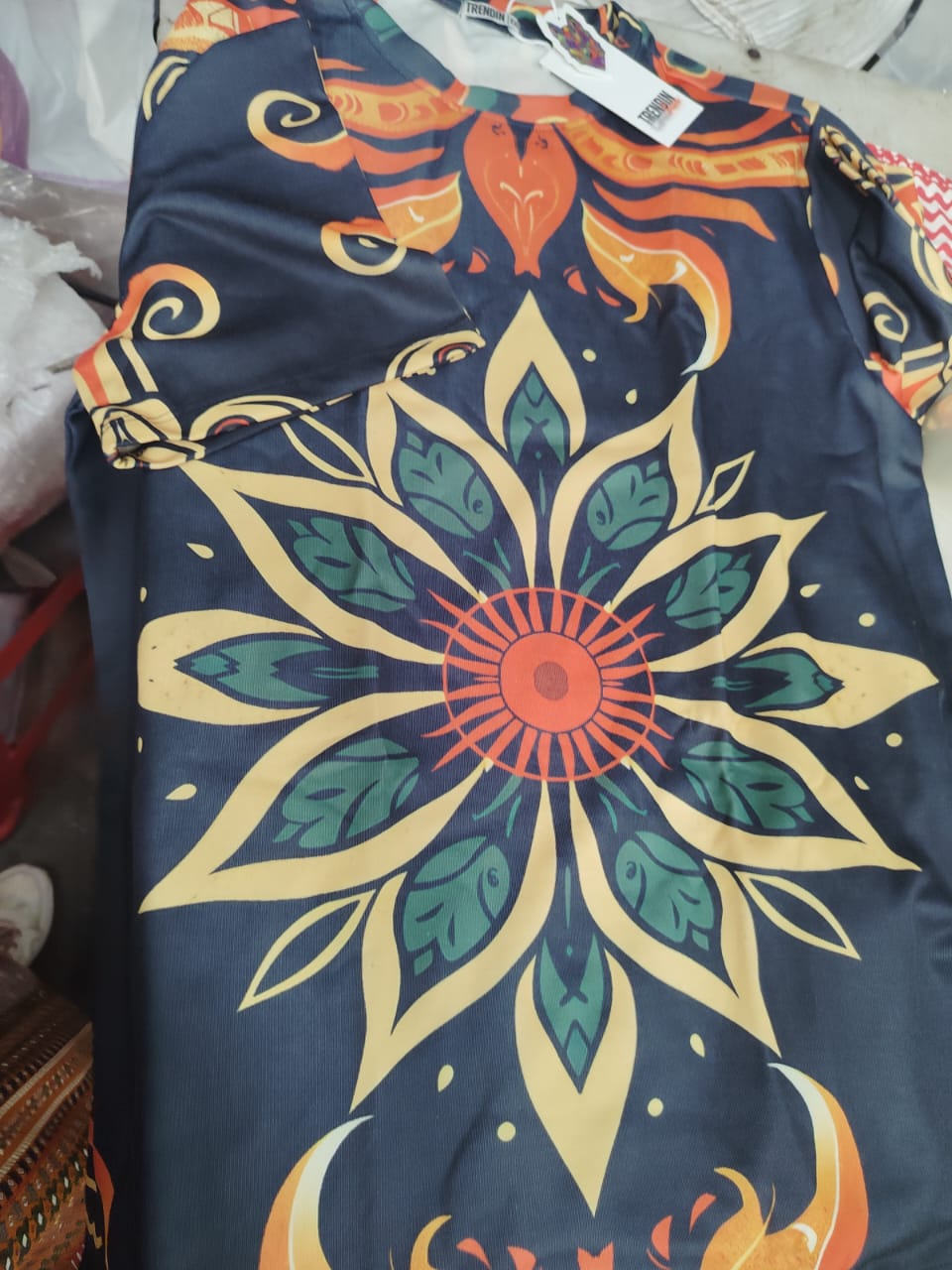 Trending Blaze Of Blossom Printed T Shirt Stylish Oversized Size Xxl