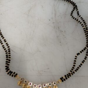 Women Mangalsutra Golden Black