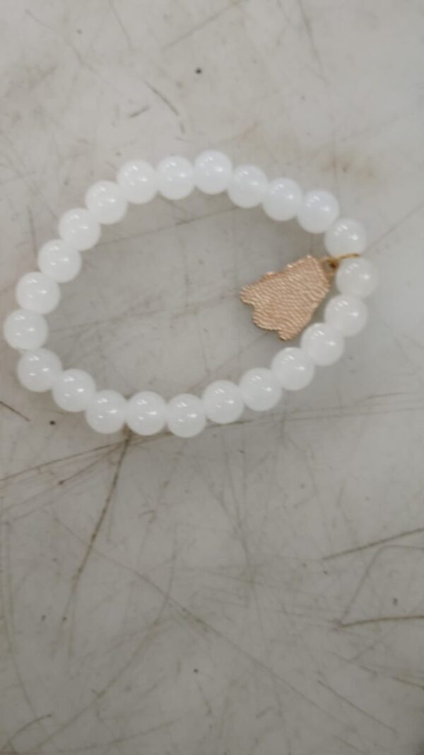Women White Color Hand Bracelet