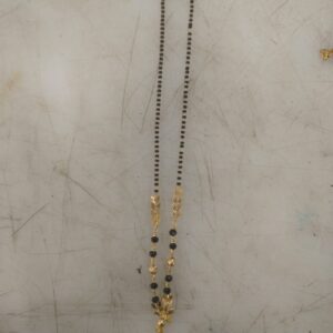 Women Mangalsutra Black And Gold