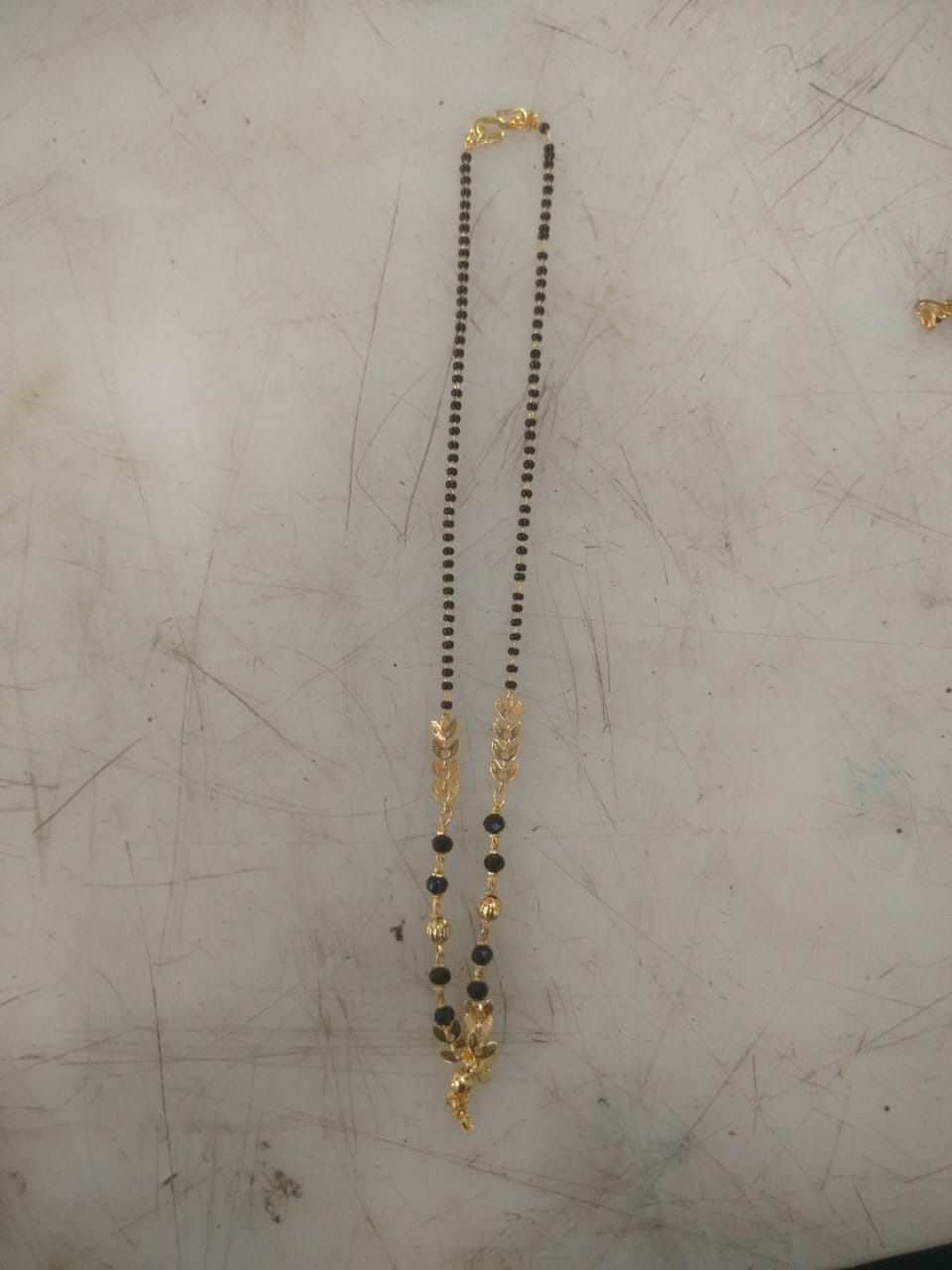 Women Mangalsutra Black And Gold