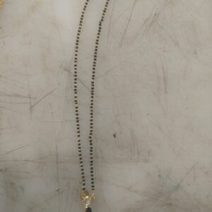 Women Black And Gold Necklace