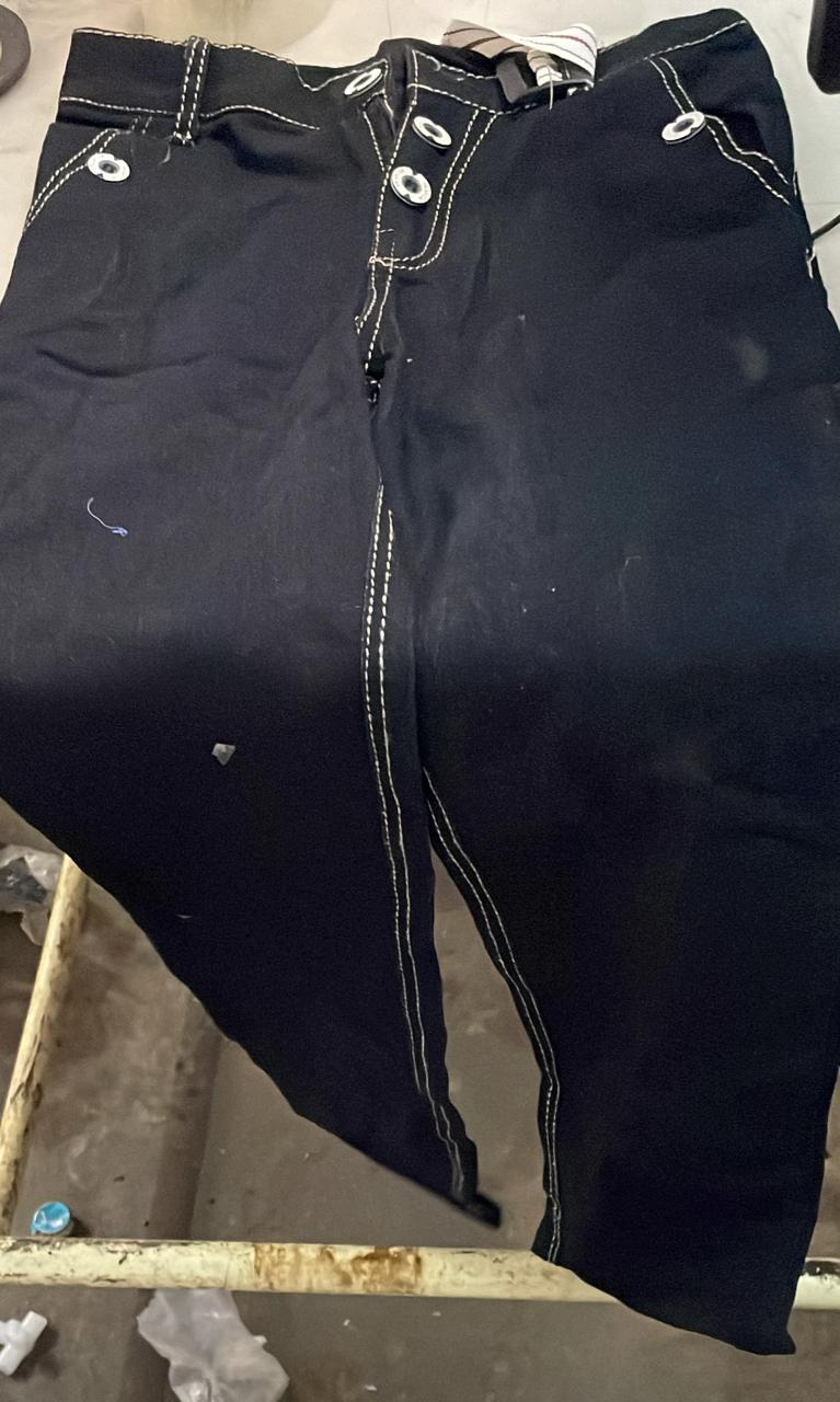 Kids Girl Black Color Jeans Size 28