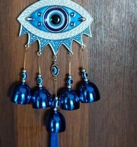 Radiant Sky Evil Eye Wind Charm For Good Luck And Prosperity At Home Blue