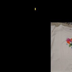 Women White Printed T Shirt Size Xxl