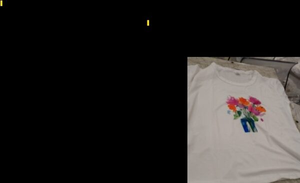 Women White Printed T Shirt Size Xxl