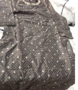 Avaasa Brown Kurta Print Straight Kurta Size L