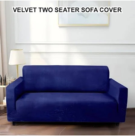 Navy Blue Colour 3 Seater Sofa Cover