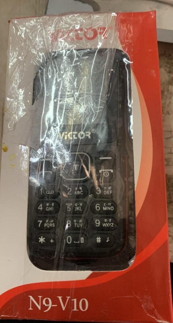 Victor N9 V10 Feature Phone Black And Red Color Dual Sim 16Mb Ram Imei No 911142051030904