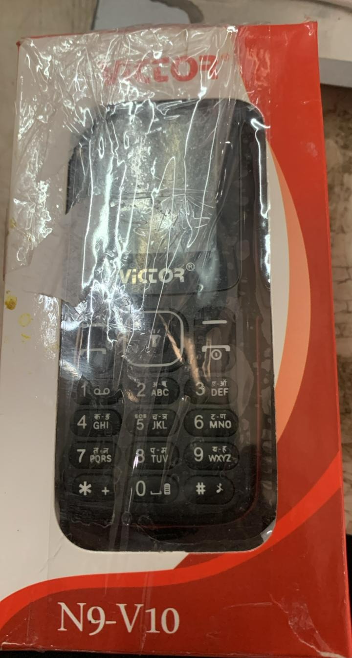 Victor N9 V10 Feature Phone Black And Red Color Dual Sim 16Mb Ram Imei No 911142051030904