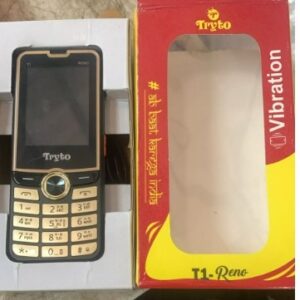 Try To T1 Reno Golden And Black Color Feature Phone 16Mb Ram Imei No 352101685142820