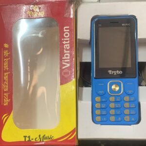 Try To T1 Music Blue Color Feature Phone 16Mb Ram Imei No 352101685127110