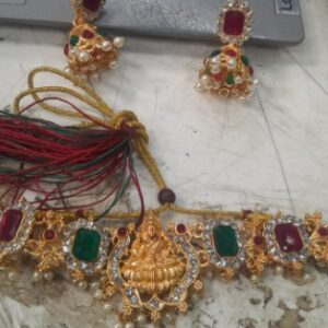 Gold Plated Womens Necklace Set