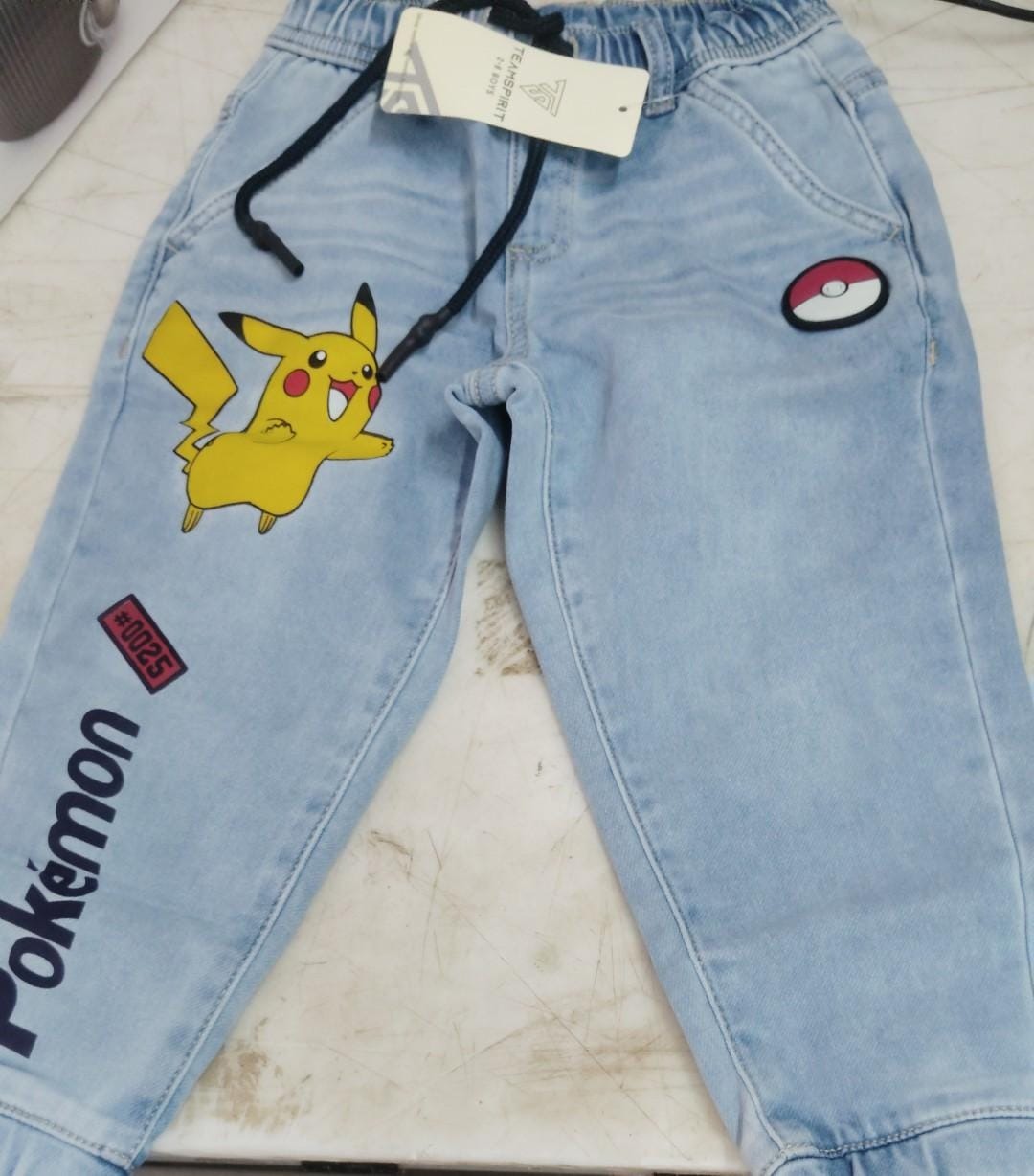 Teamspirit Jeans For Kid Boy Blue Size 7 To 8 Yr