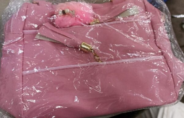 Women Hand Bag Pink Colour