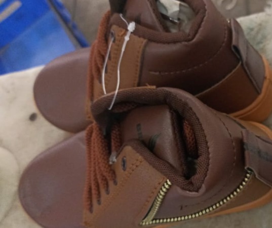 Kids Shoes Brown Colour Size 12
