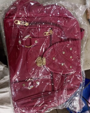 Women Handbag Maroon Colour