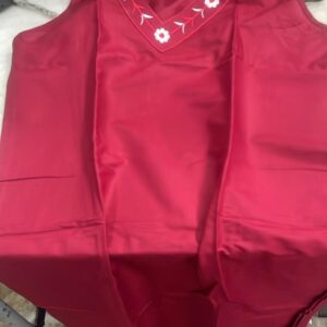 Women Maroon Color Kurta Without Sleeve Size Xl