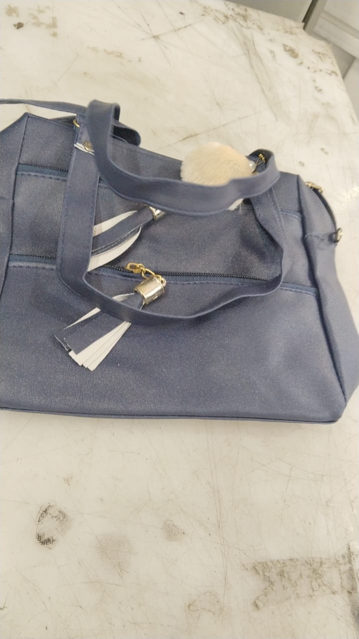 Navy Color Hand Bag For Women