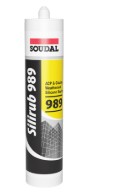 Soudal Silirub 989 Acp Glazing Weatherseal Silicone Sealant 405 Gm