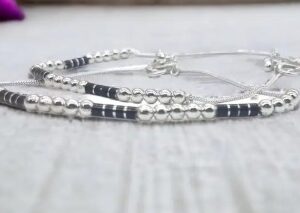 Allure Graceful Anklet For Women And Girls Alloy Toe Anklet 1 Pair