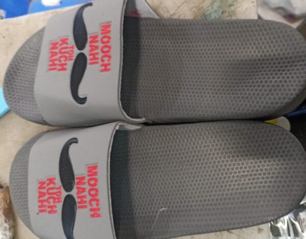 Men Slipper Grey Colour Size 9