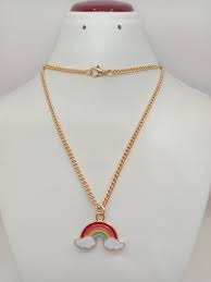 Kerry Jewel Cloudy Rainbow Design Charm Pendant