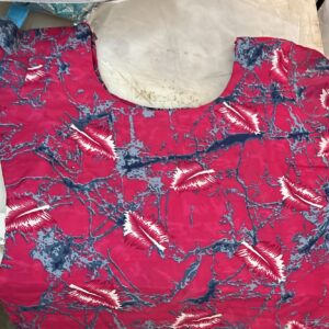 Women Pink Colour Cotton Kurti Size M