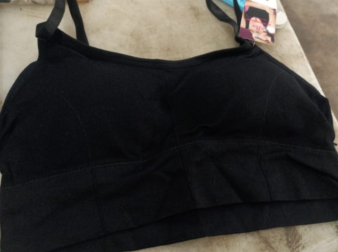Women Bra Black Colour Size M