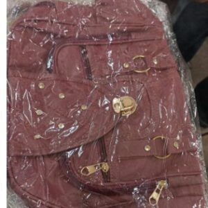 Women Handbag Peach Colour