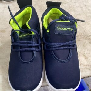 Kids Blue Color Lightning Shoes Size 5