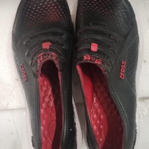 Rubber Shoes For Men Black Size 8