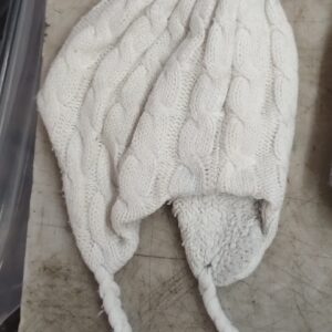 Kids Warm Winter Woolen Cap White