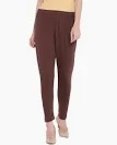 Brown Color Women Leggings Size Xl