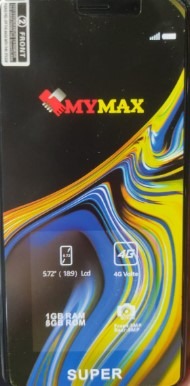 My Max 4G 1Gb Ram 8Gb Rom Imei 357534090821890
