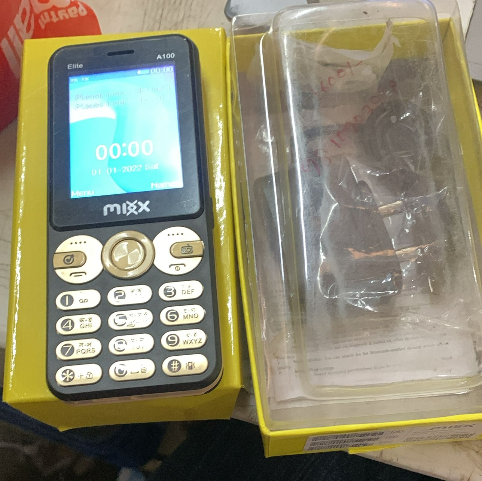 Mixx Elite A100 Black Color Feature Phone Imei No 355607700701231