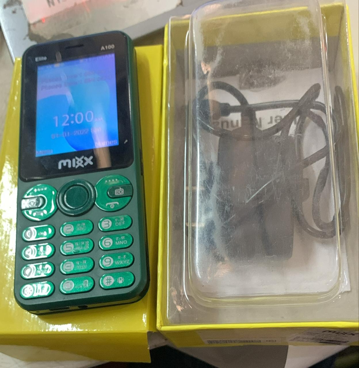 Mixx Elite A100 Green Color Feature Phone Imei No 355607700688479