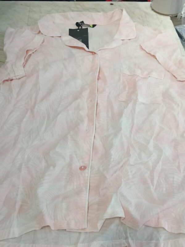 Tokyo Talkies Women Peach White Shirt Size L