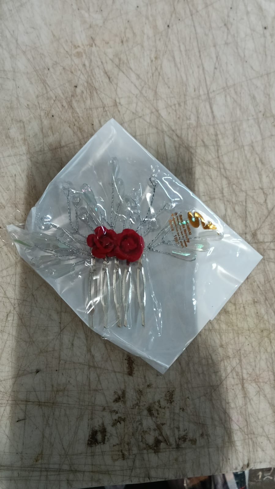 Pearl And Crystal Fancy Hair Clip