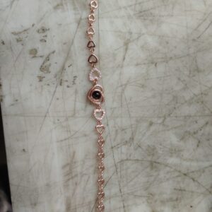 Women Peach Color Hands Bracelet