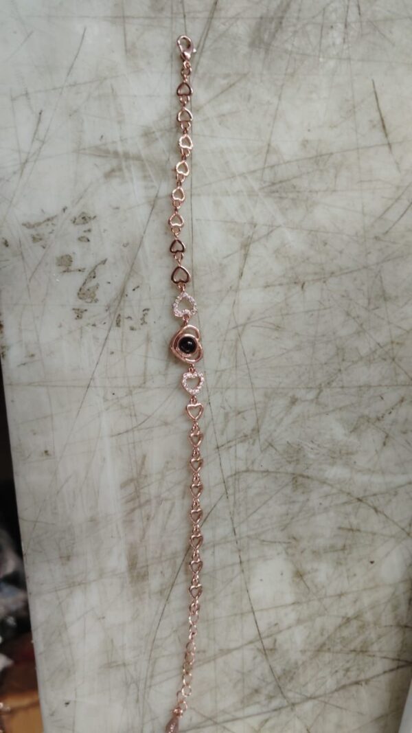 Women Peach Color Hands Bracelet