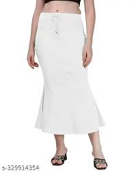 White Color Fish Skirt For Women Size 28