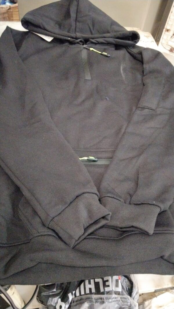 Black Color Sweatshirt Hoodie For Men Size Xxl