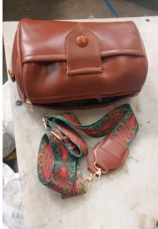 Fancy Classy Womens Sling Bag Brown