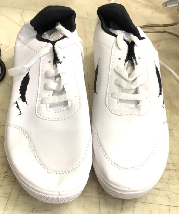 White Color Shoes For Men Size 7