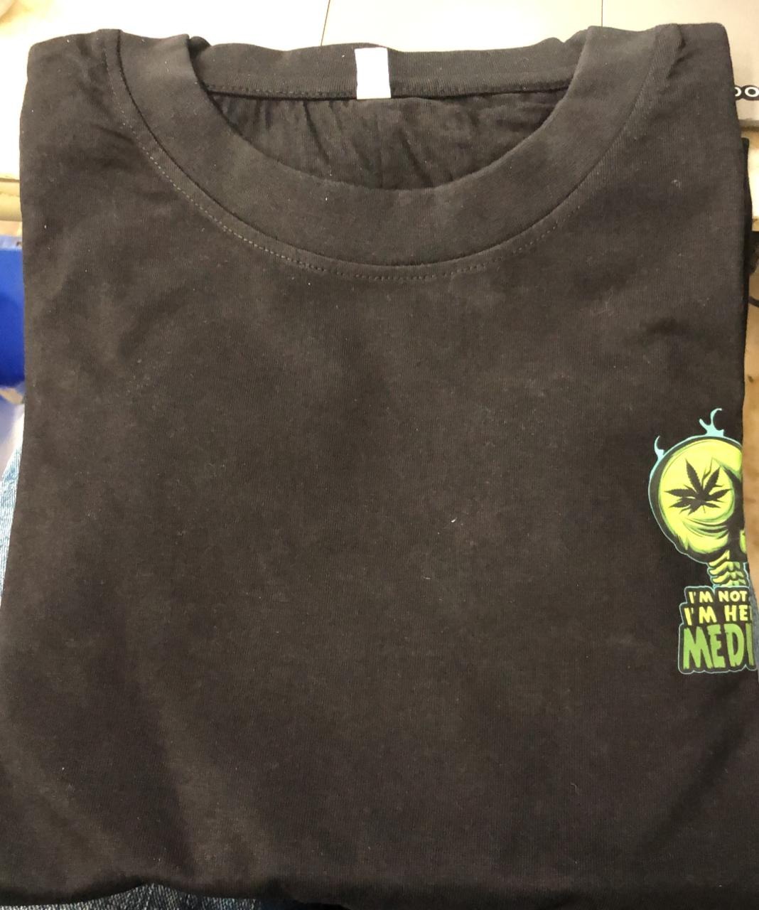 Black Color T Shirt For Men Size Xl