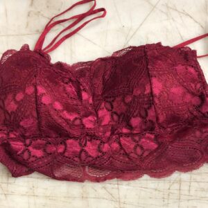 Maroon Color Net Bra For Women Size 30