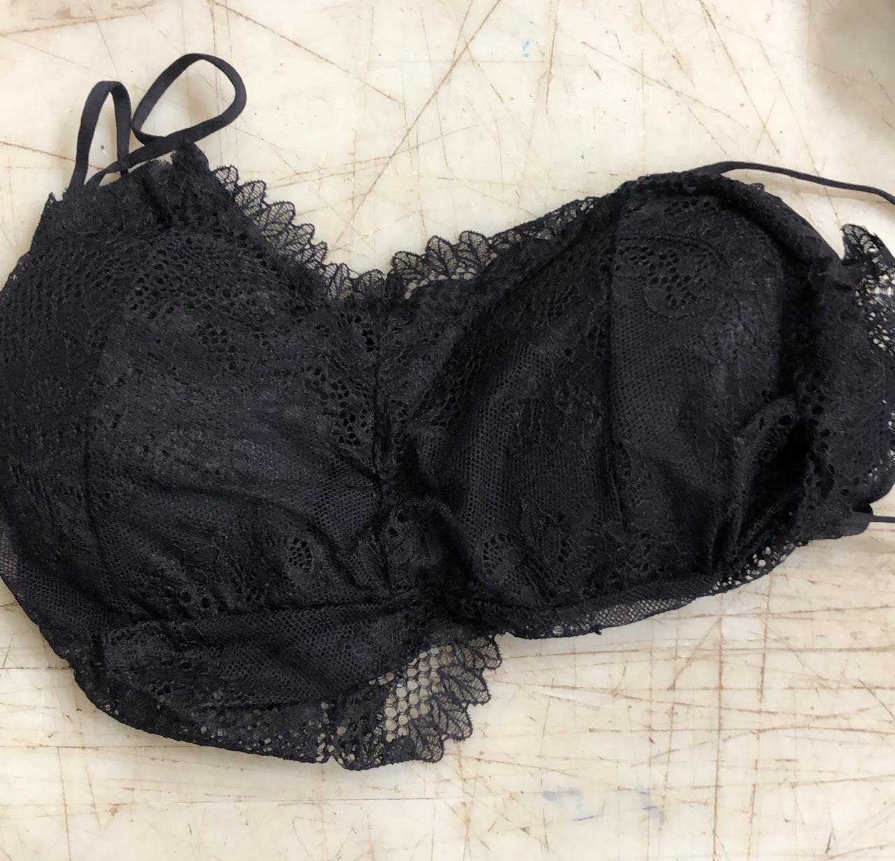 Black Color Net Bra For Women Size 30