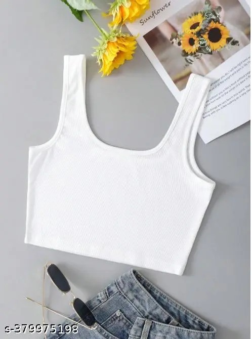 Women Sport Bra White Colour Size S