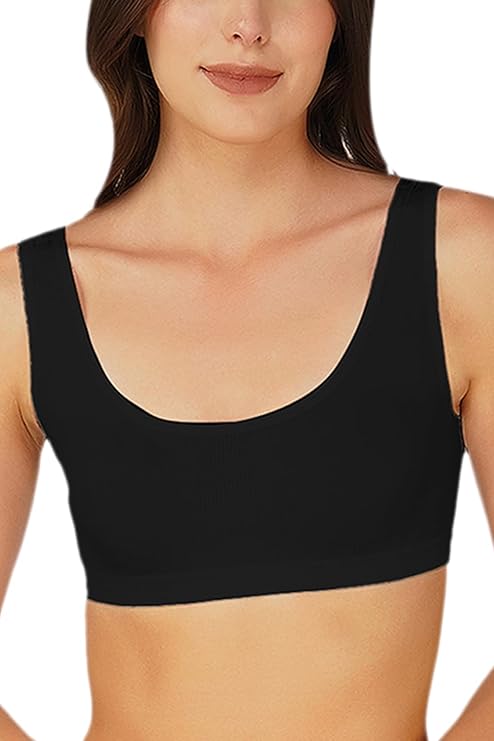 Women Sport Bra Black Colour Size S